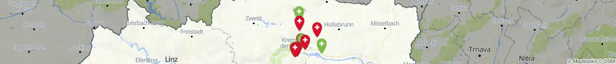 Map view for Pharmacies emergency services nearby Schönberg am Kamp (Krems (Land), Niederösterreich)